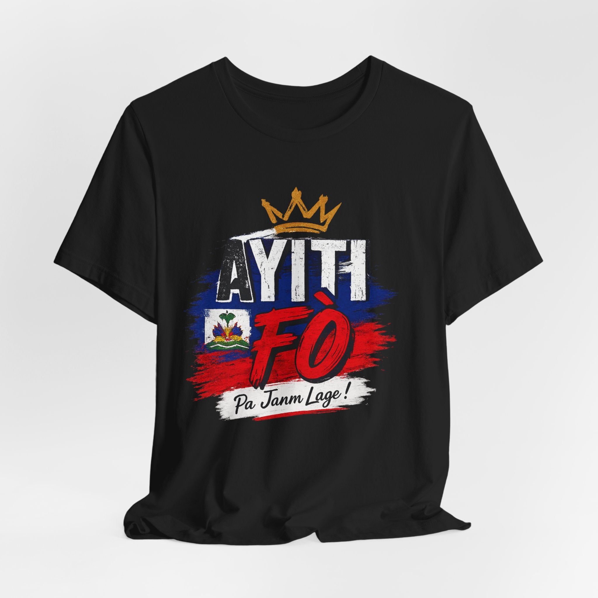 Haitian Pride T-Shirt — 'T shirt de coup du monde pour les ahitien'