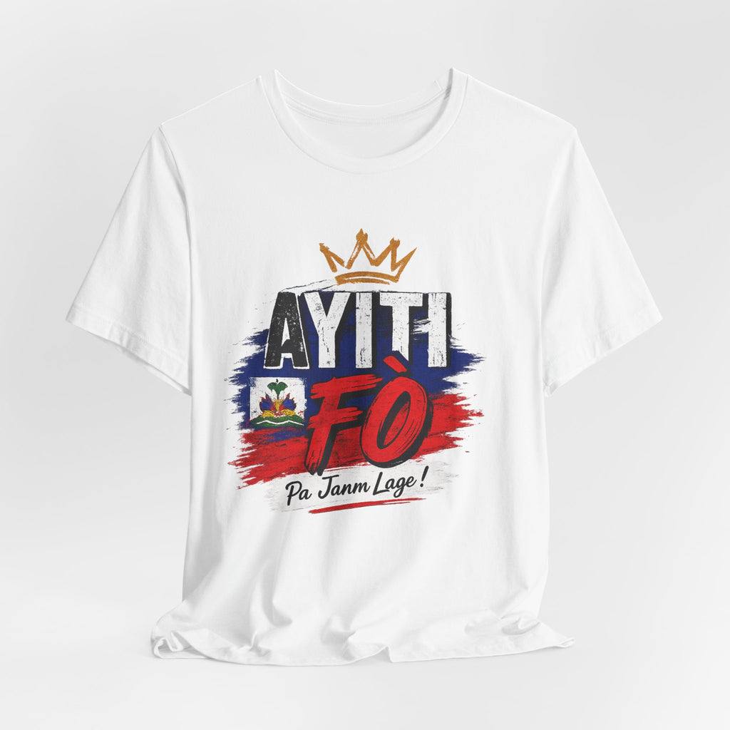 Haitian Pride T-Shirt — 'T shirt de coup du monde pour les ahitien'