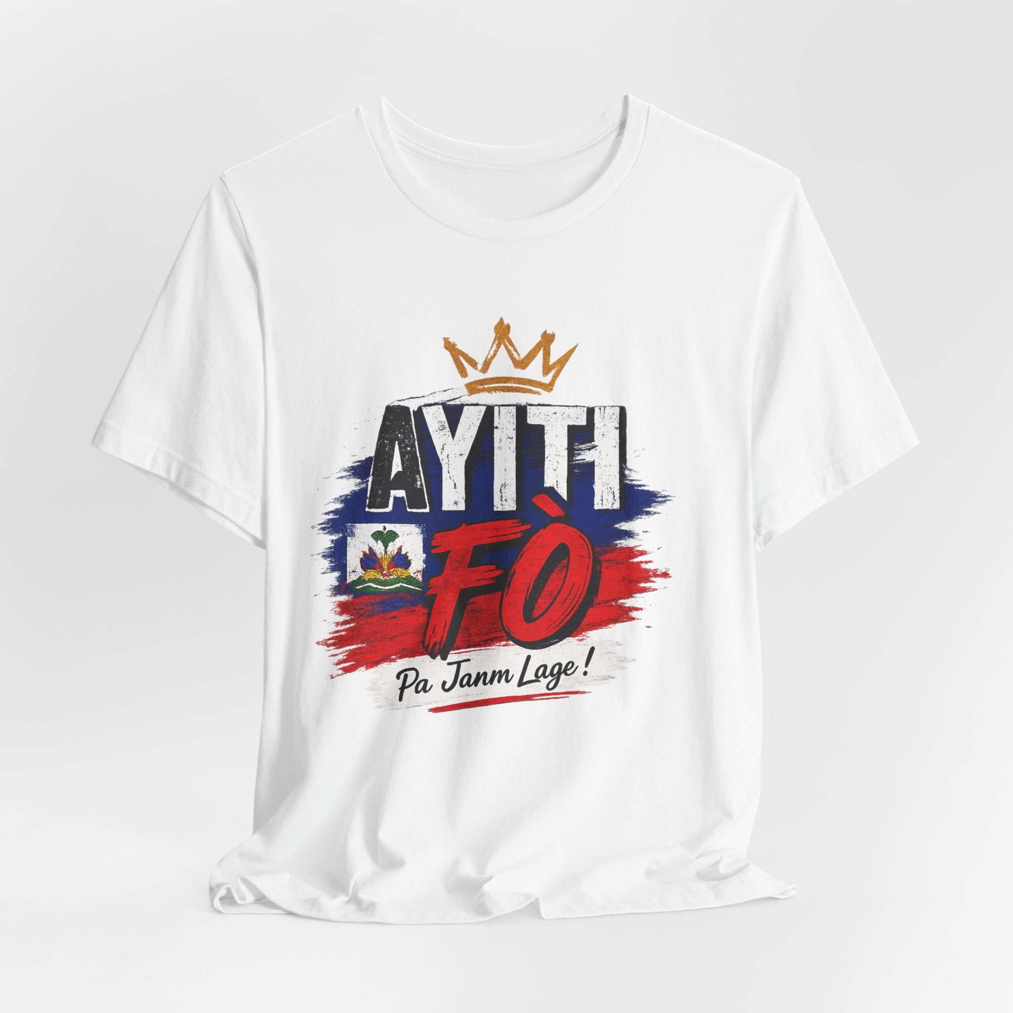 Haitian Pride T-Shirt — 'T shirt de coup du monde pour les ahitien'