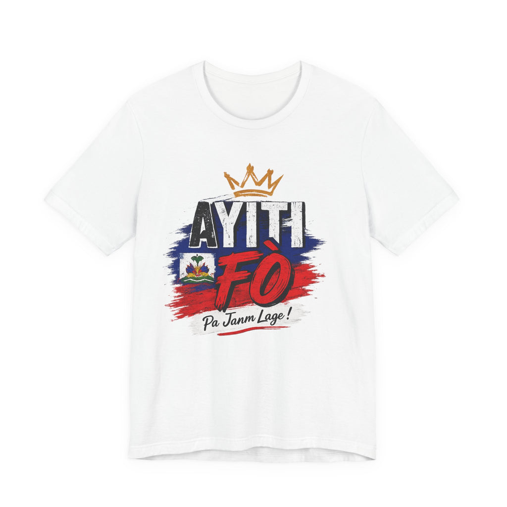 Haitian Pride T-Shirt — 'T shirt de coup du monde pour les ahitien'