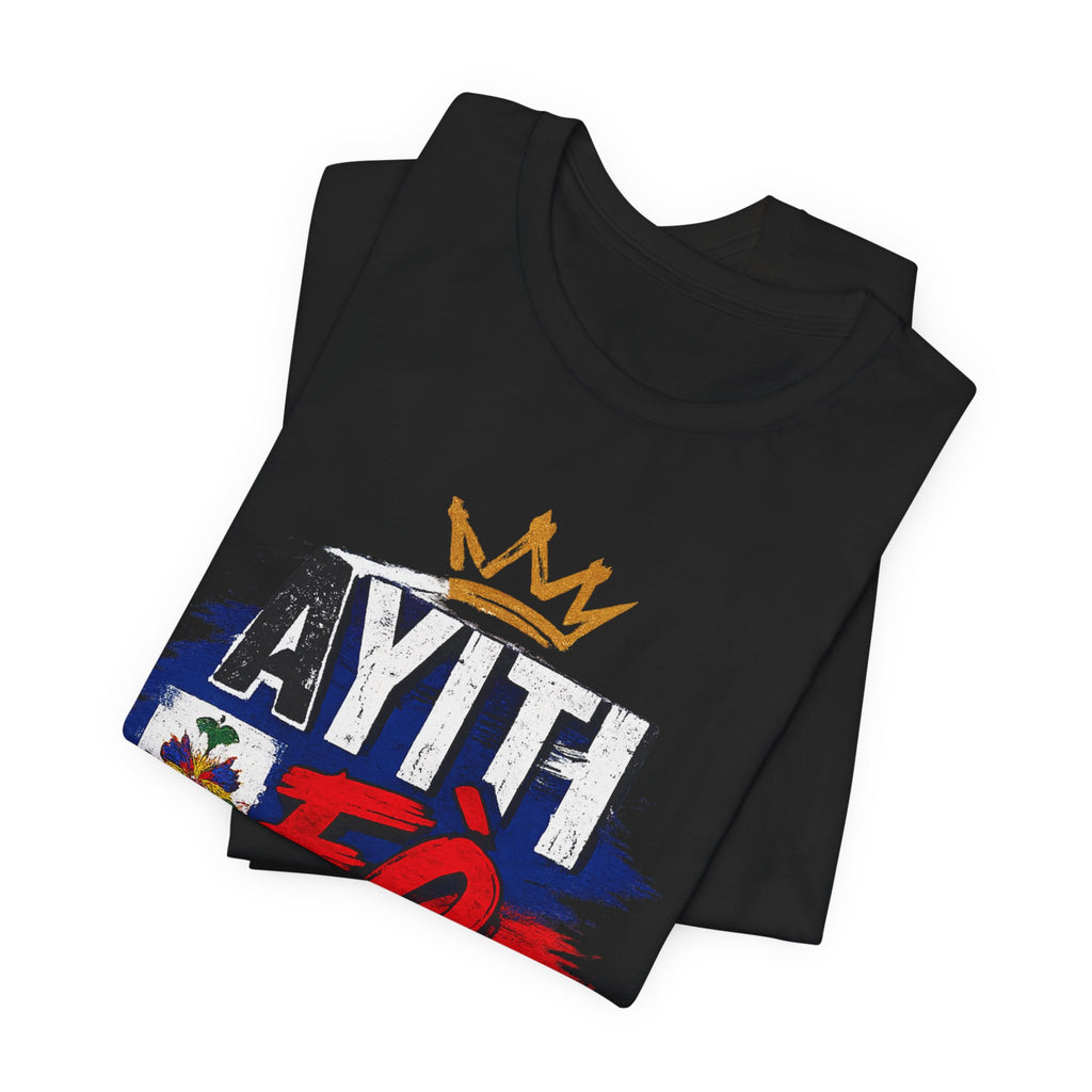 Haitian Pride T-Shirt — 'T shirt de coup du monde pour les ahitien'