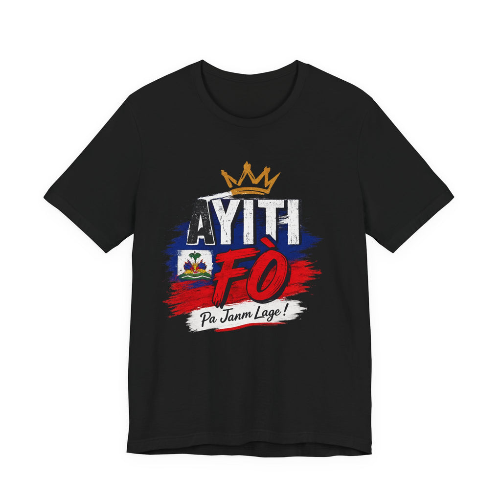Haitian Pride T-Shirt — 'T shirt de coup du monde pour les ahitien'
