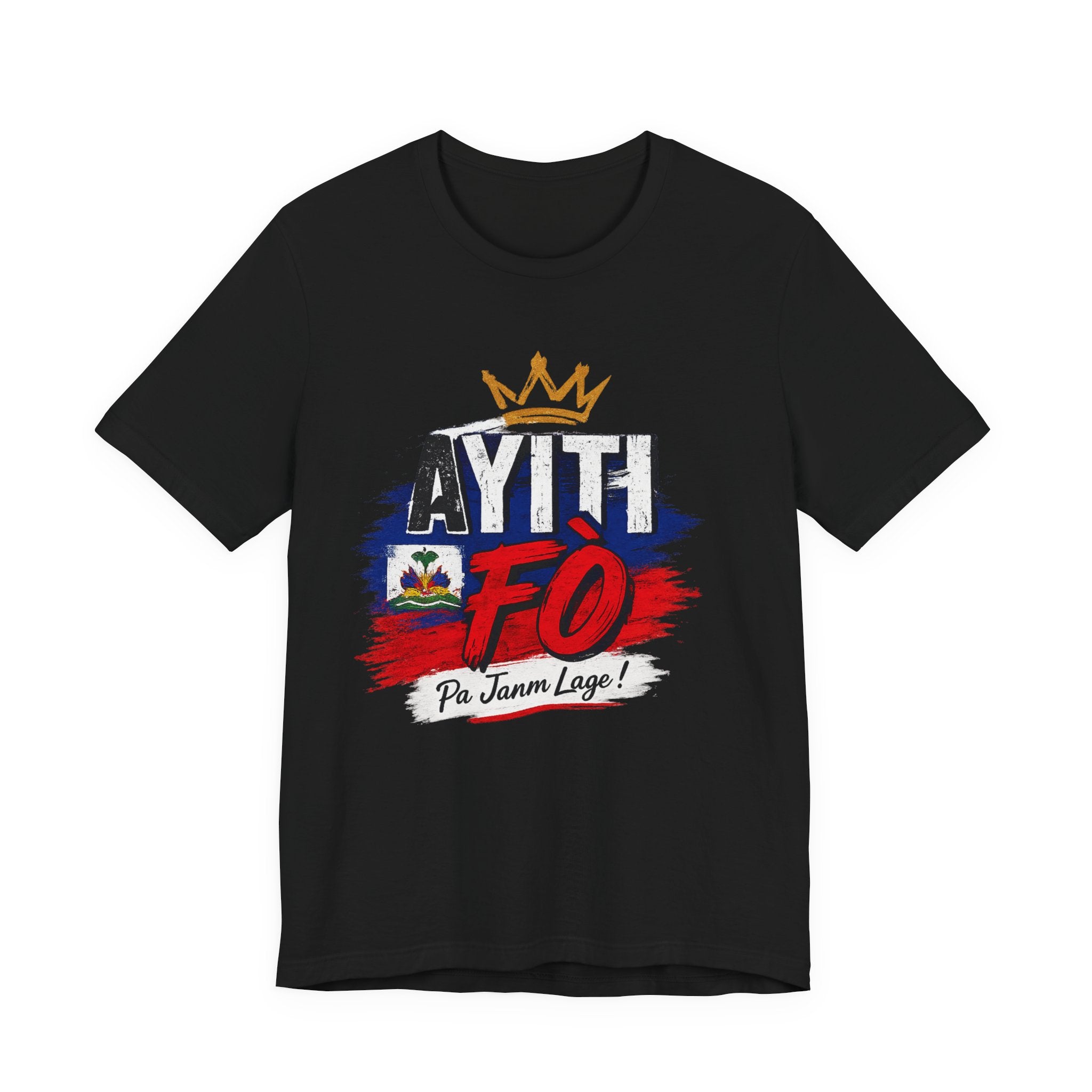 Haitian Pride T-Shirt — 'T shirt de coup du monde pour les ahitien'